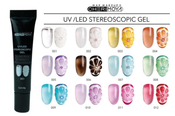 Gel 3D stereocopic x un