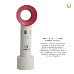 Ventilador secador para pestañas usb