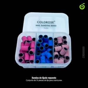Fresa + banda de lijado x 75pcs