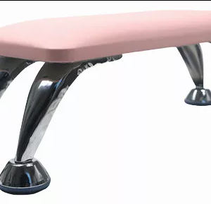 Apoya manos pie metal rosa